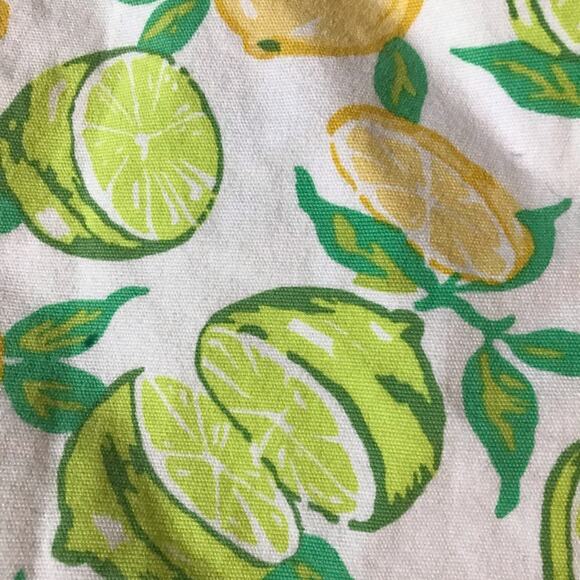 Talbots classic cotton a line sz 6 lemon and lime skirt preppy casual fruit - Picture 8 of 9